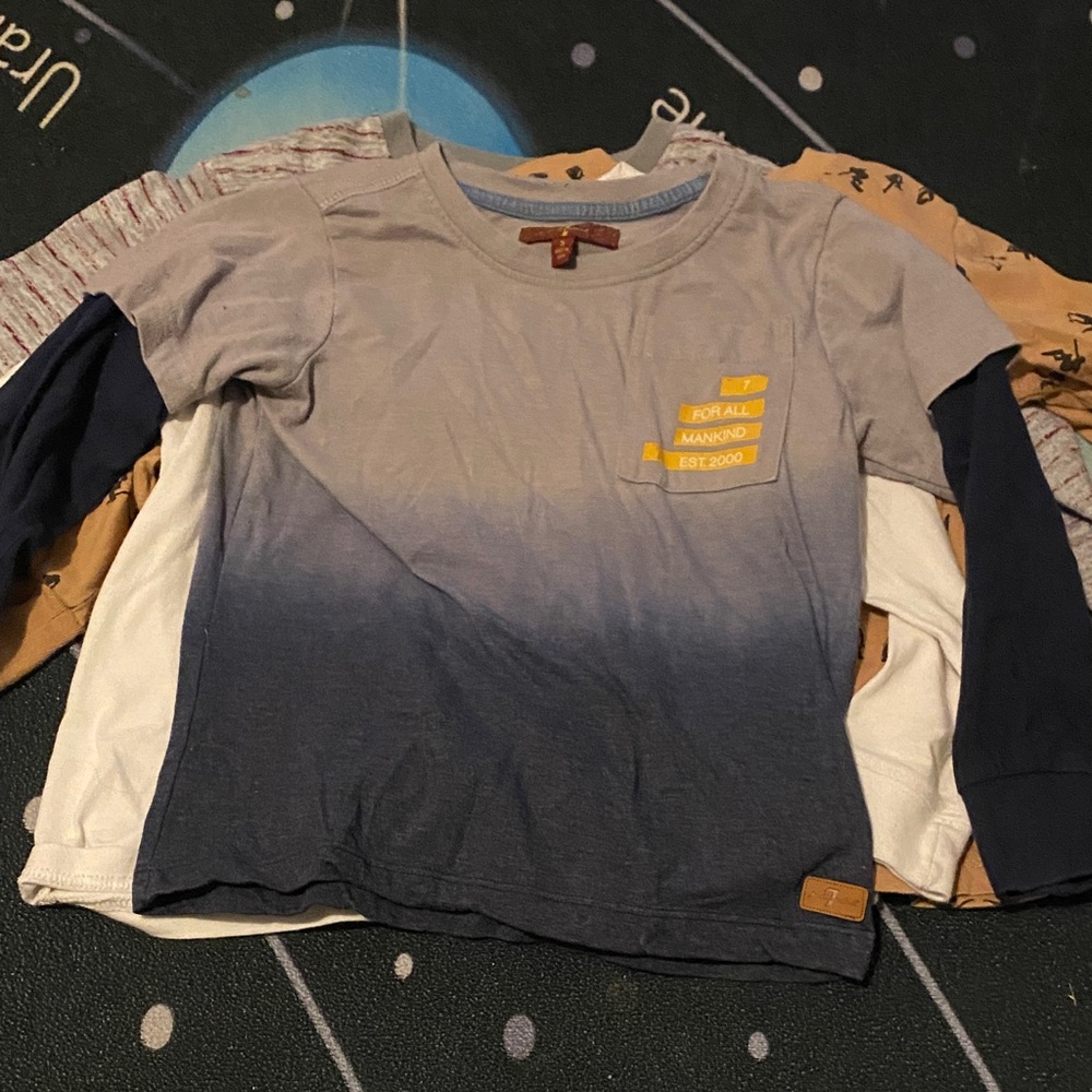 Boys Long Sleeve Tees - 4 shirts